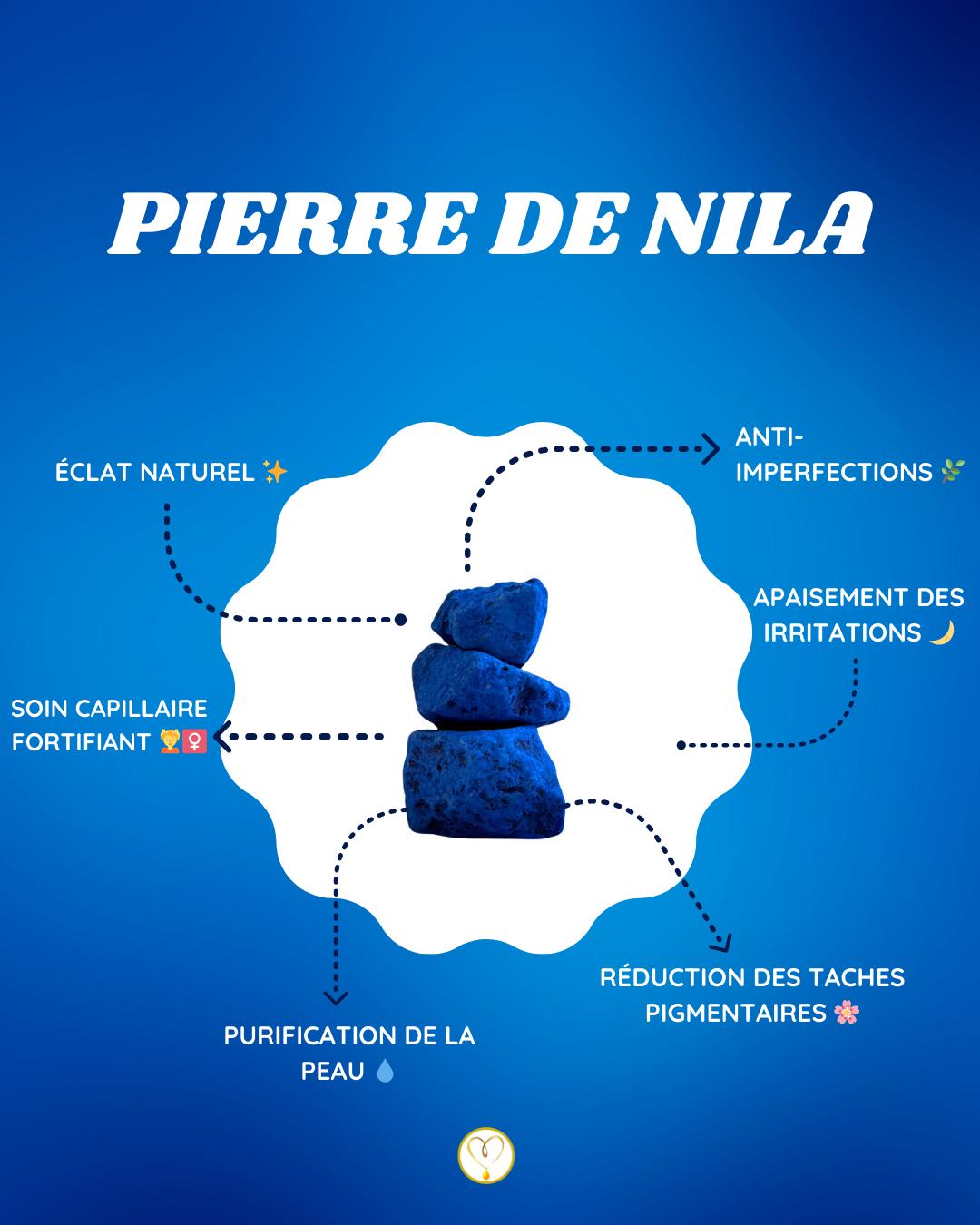 Poudre De Nila Bleu 200g - Éclaircissant Naturel Pour Visage, Corps Et Cheveux - Fabriqué En France